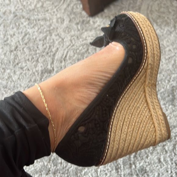 Tory Burch Jackie Espidrilles Black Size 6.5 - Picture 8 of 8